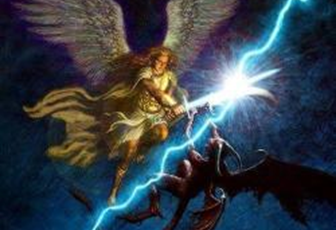 Angel and Demon Fighting : Two Invisible Kingdoms
